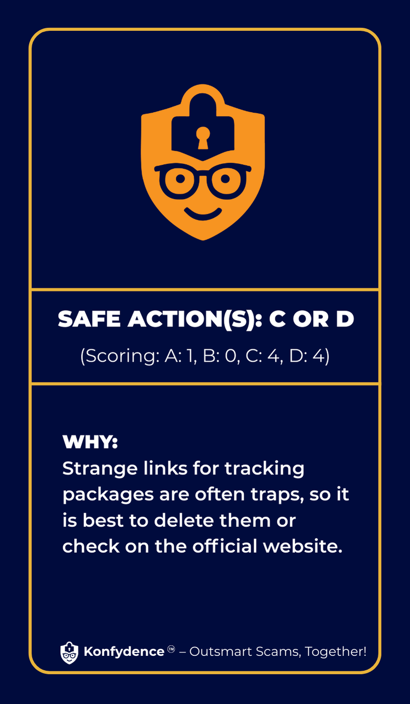 Bank Email Scam Back Side Card