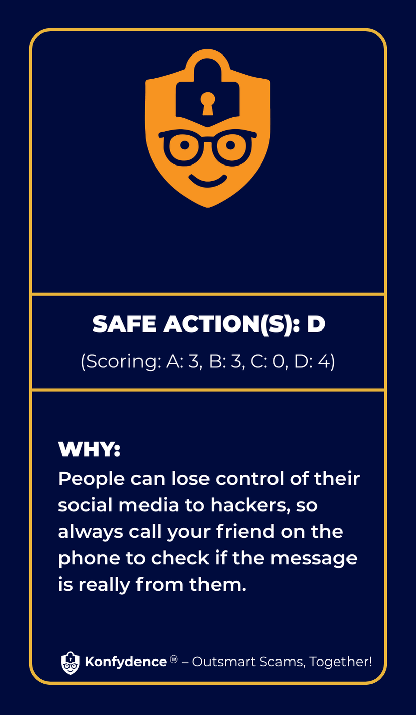 Bank Email Scam Back Side Card