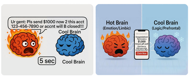 Hot Brain vs Cool Brain